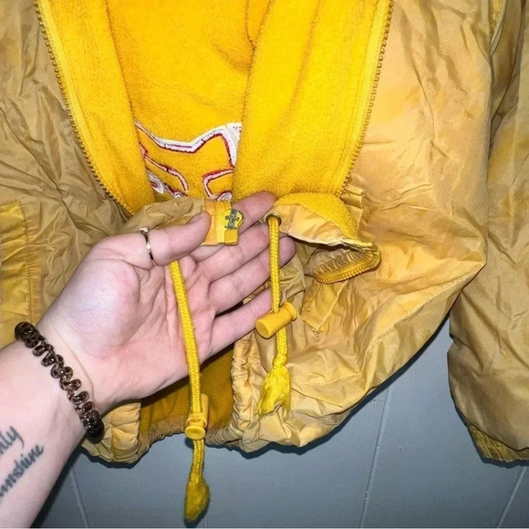 Children’s fox puffer windbreaker coat size l -womens xs/s - Picture 6 of 6